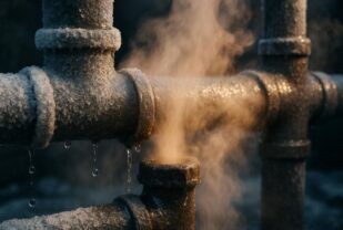 Разморозка труб канализации и водопроводных в частном доме