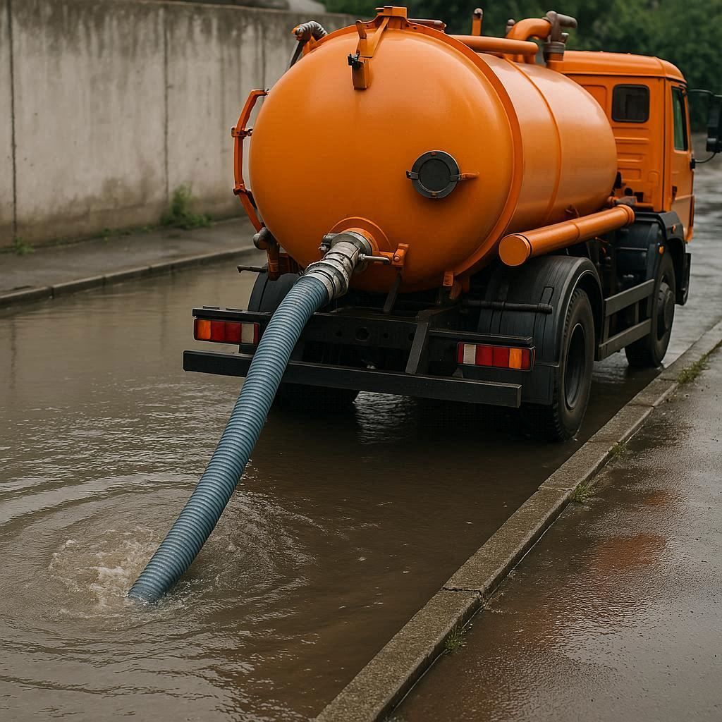 Откачка воды в Санкт-Петербурге